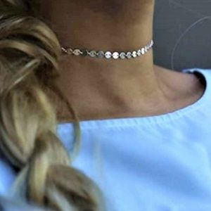 5 for $25 | N18 | Boho Coin Disc Choker Necklace